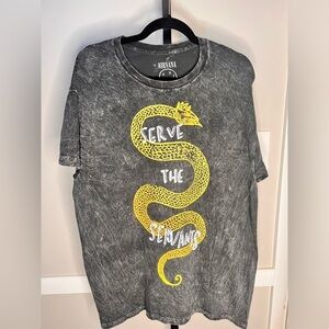 NWOT Nirvana Serve The Servants Mineral Wash Tee sz L